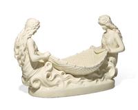 A Wedgwood Queen's Ware 'Neriad' Fruit Bowl