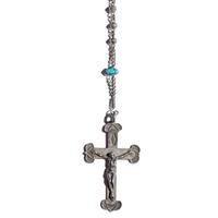 Navajo Silver and Turquoise Rosary