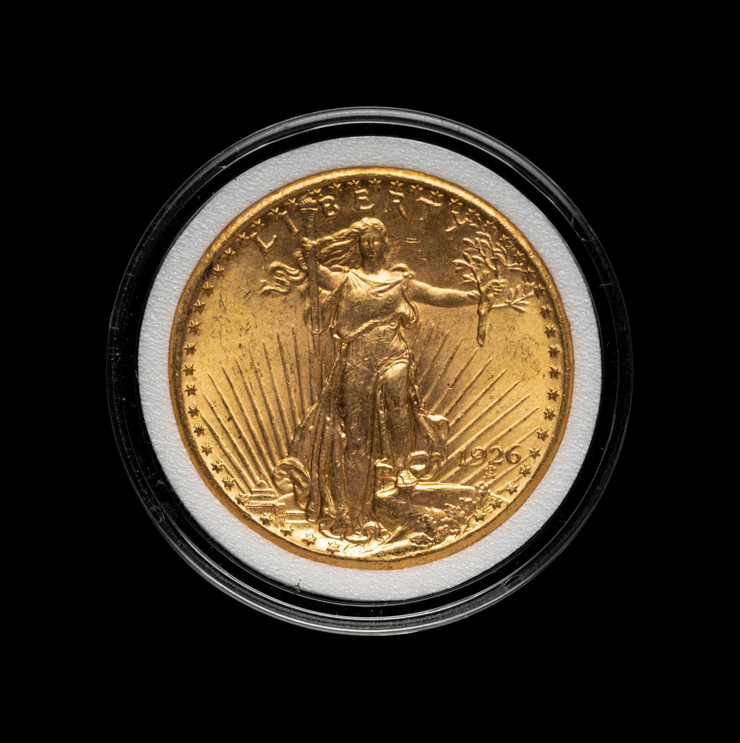 A 1926 Saint Gaudens $20 Gold Coin