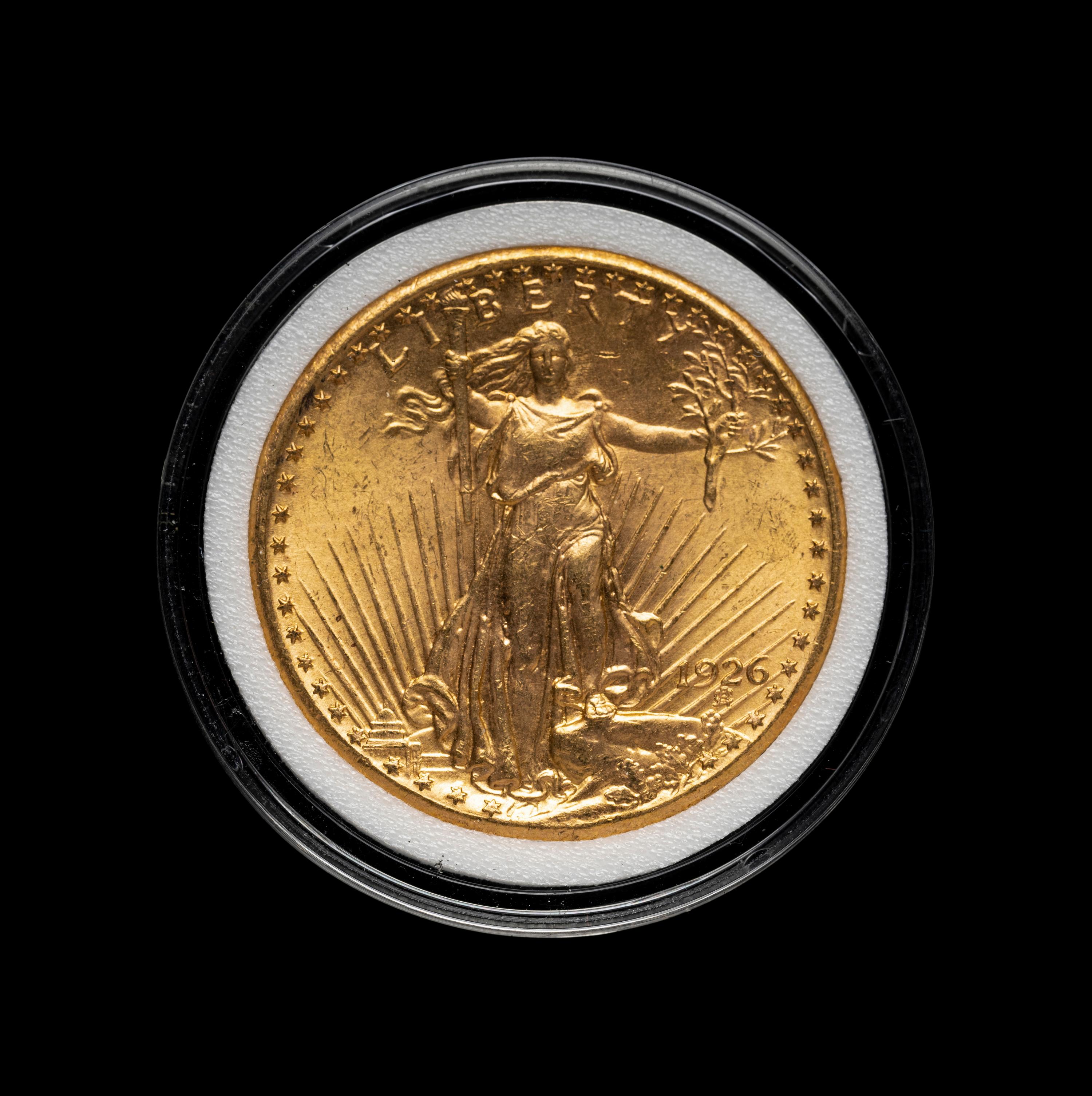 A 1926 Saint Gaudens $20 Gold Coin