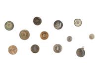 [MILITARIA]. 75+ miscellaneous buttons, mostly American, from the Estate of Carroll J. Delery III.