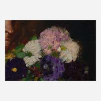 George Benjamin Luks (American 1866-1933) Woman with Bouquet (Old Flower Woman)