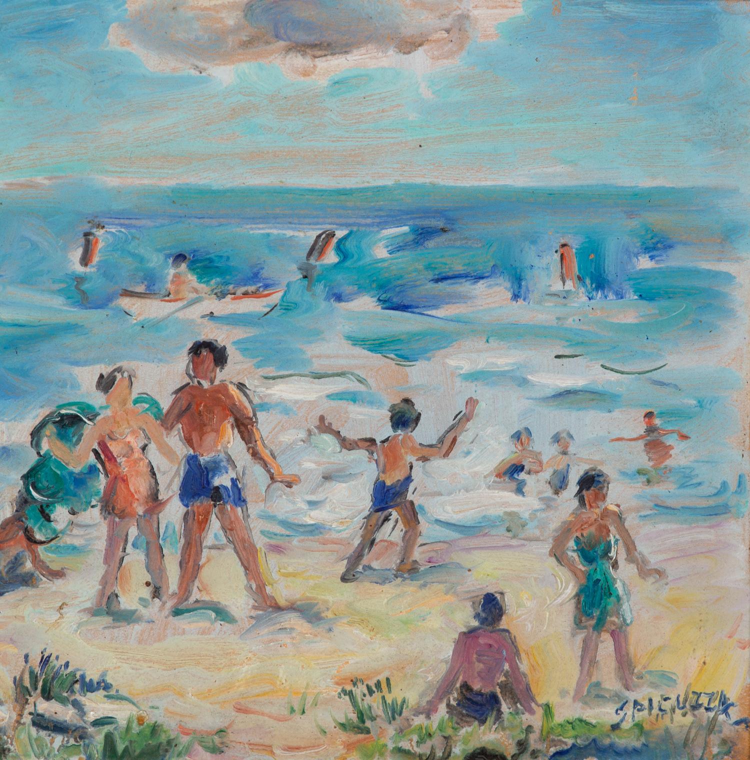 Francesco J. Spicuzza, (American, 1883-1962), Cedar Lake, Wisconsin and Bradford Beach, 1936 (two works)