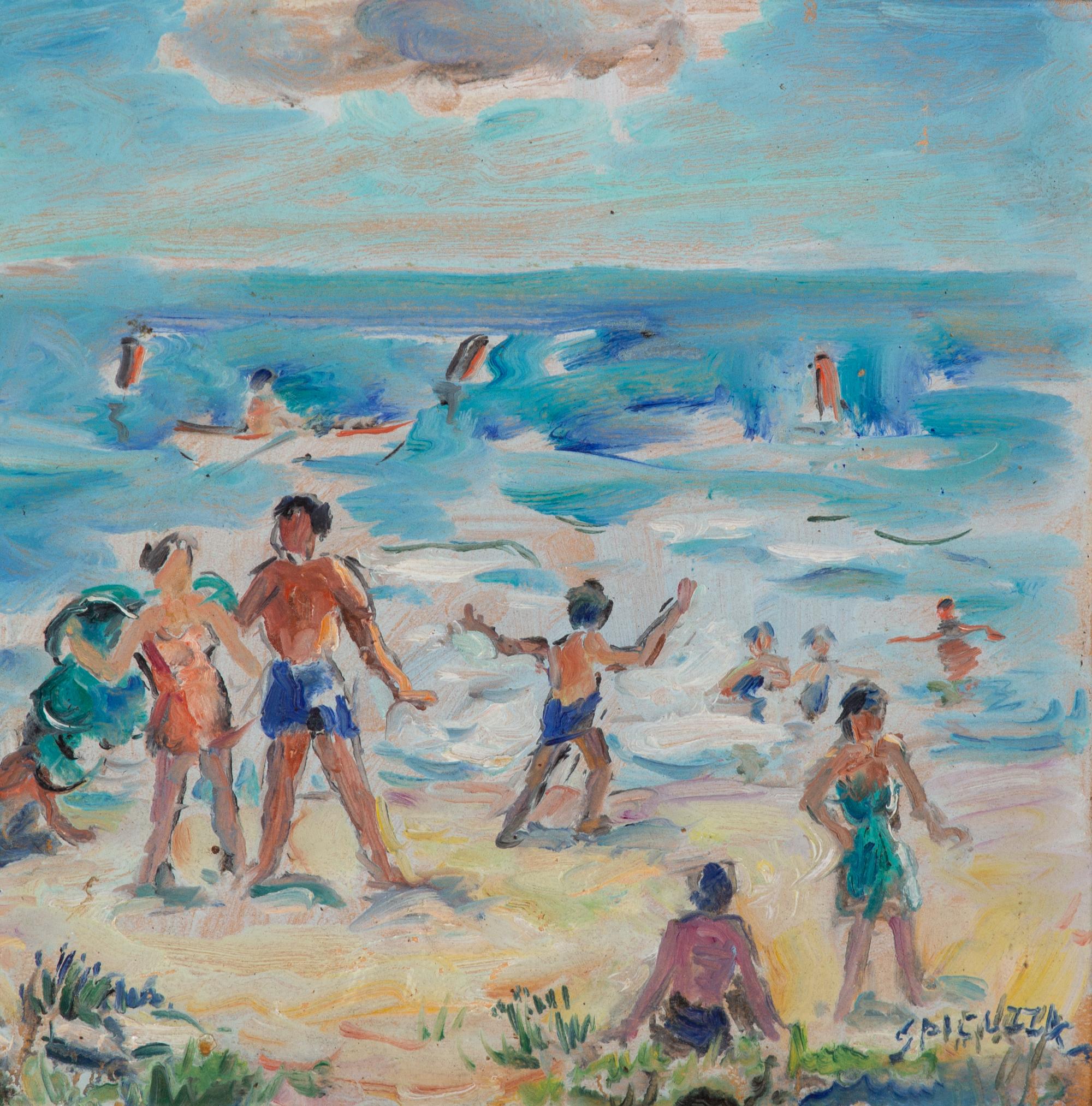 Francesco J. Spicuzza, (American, 1883-1962), Cedar Lake, Wisconsin and Bradford Beach, 1936 (two works)
