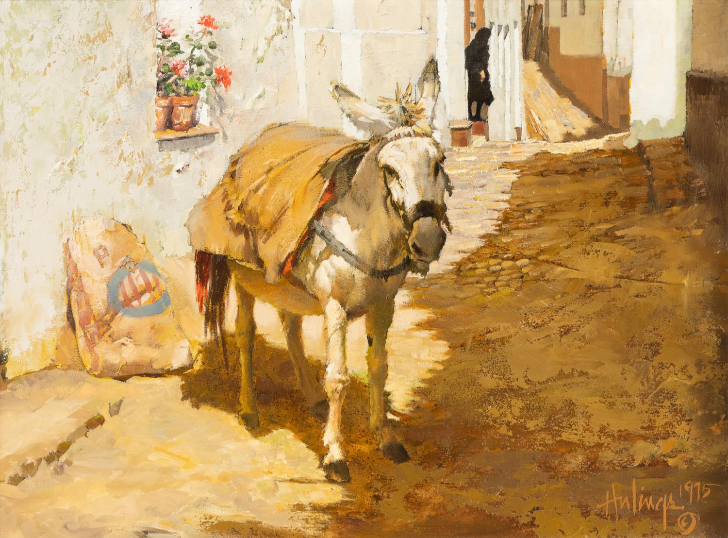 Burro in a Spanish Street , 1975