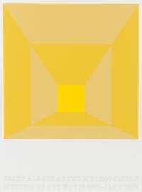 Josef Albers, (American/German, 1888-1976), Josef Albers at the Metropolitan Museum of Art, 1971