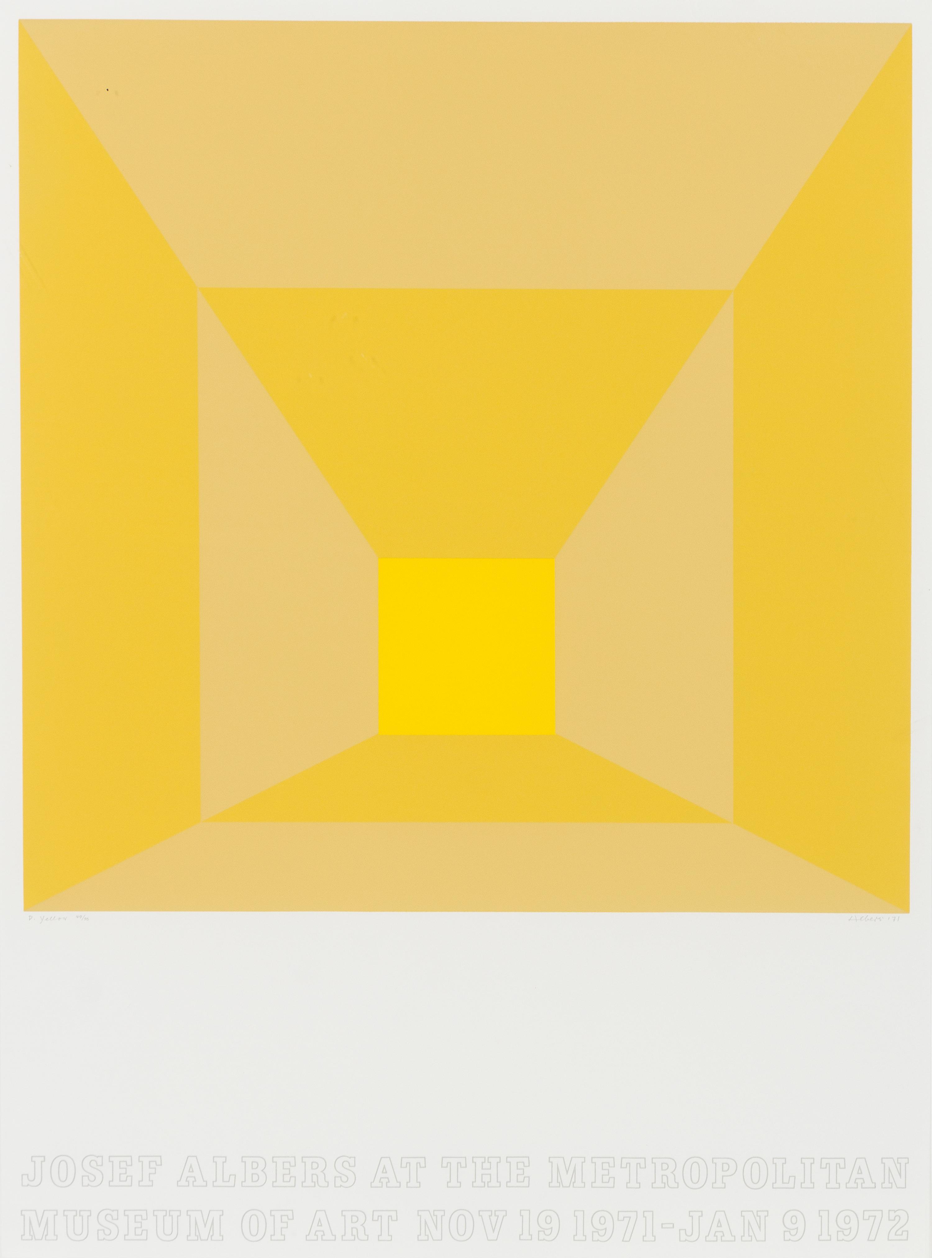 Josef Albers, (American/German, 1888-1976), Josef Albers at the Metropolitan Museum of Art, 1971