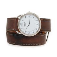 HERMÈS, STAINLESS STEEL ARCEAU WATCH