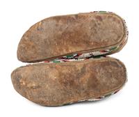 Sioux Beaded Hide Moccasins