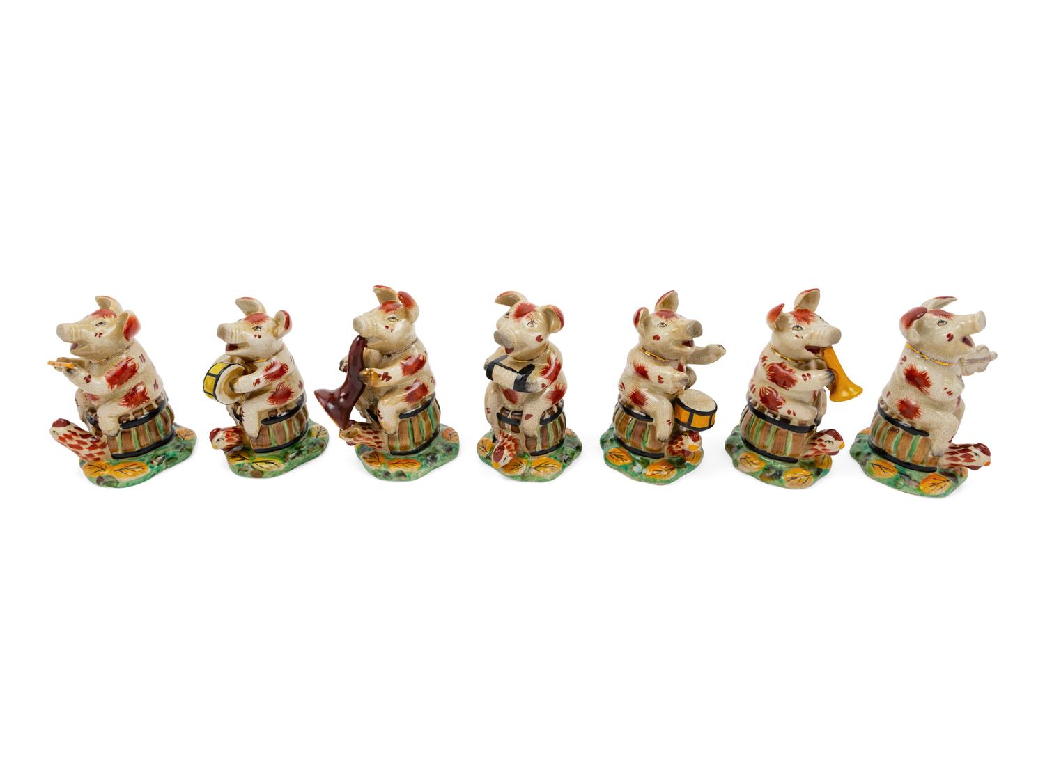 A Porcelain Pig Band