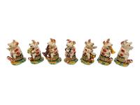 A Porcelain Pig Band
