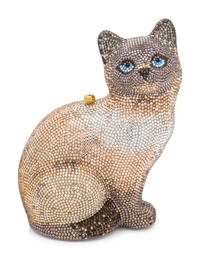 Judith Leiber Siamese Cat Miniaudière