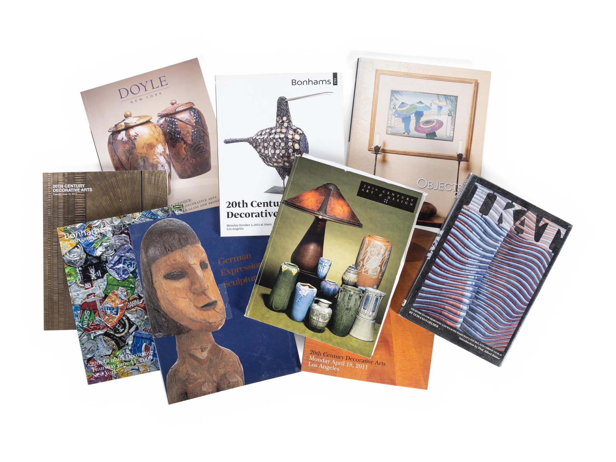 [20TH CENTURY ART & DESIGN] A Group of Reference Works and Auction Catalogues about 20th Century Art & Design