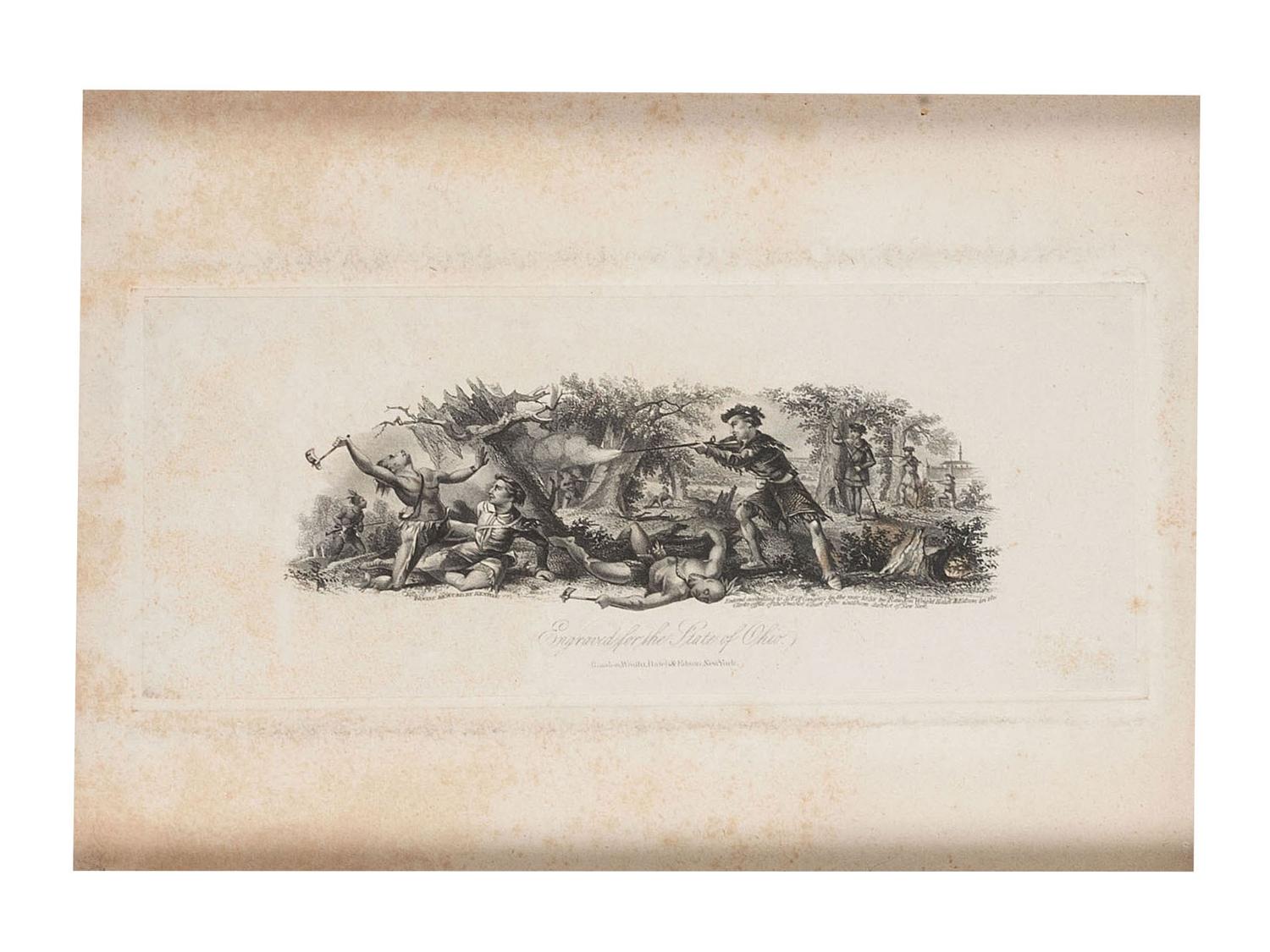 [KENTON, Simon (1755-1836)] -- [BOONE, Daniel (1734-1820)]. Boone Rescued by Kenton, plus.