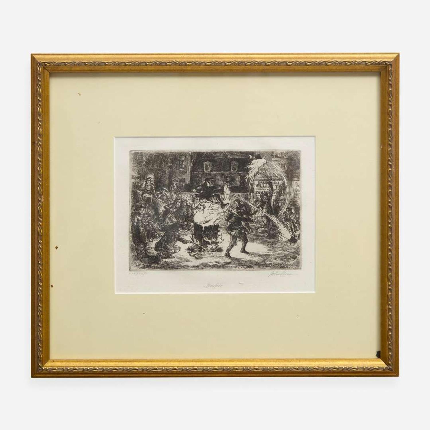 John French Sloan (American, 1871-1951) A Group of Four Etchings