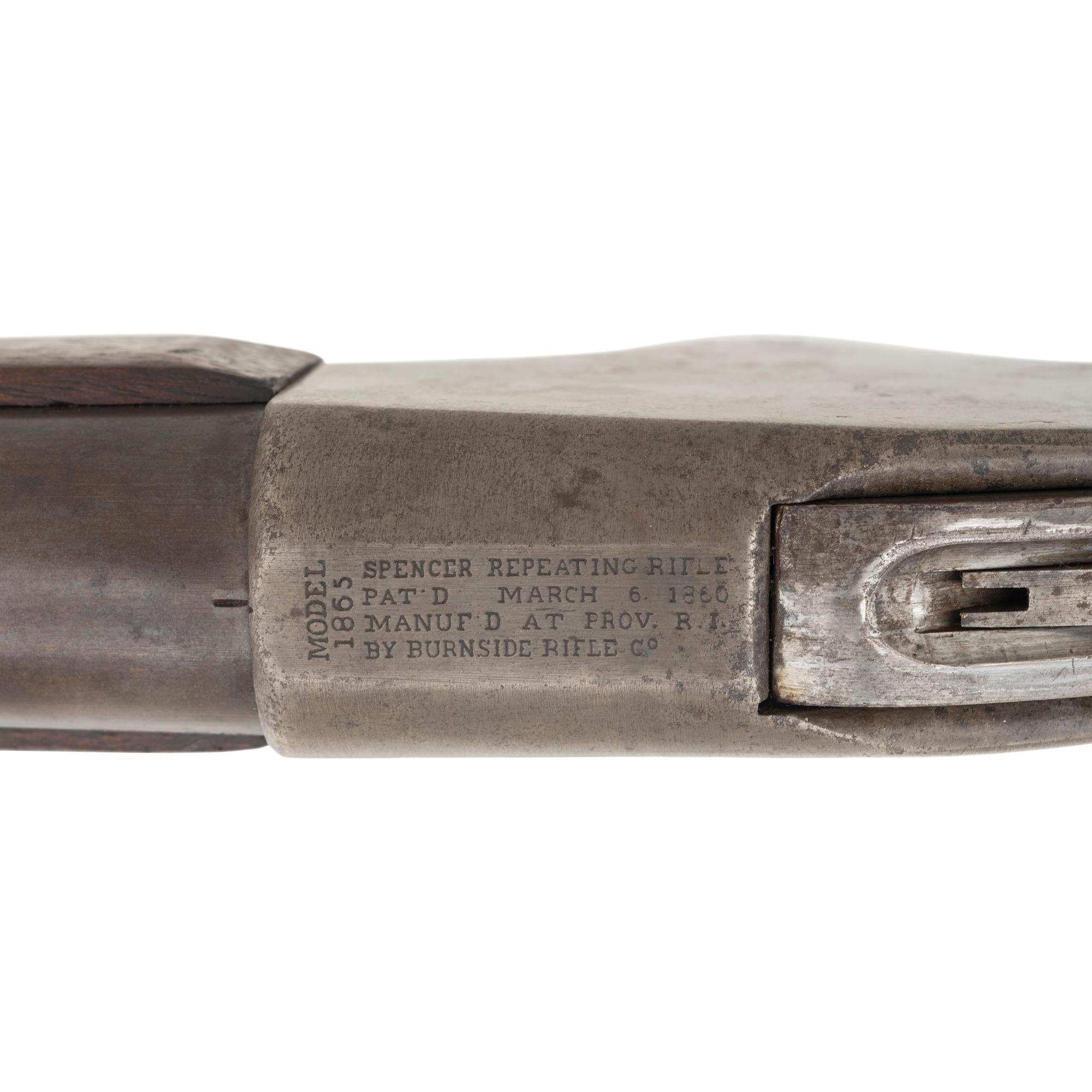 Burnside Spencer Model 1865 Carbine Altered to Rifle aka Model 1871 Spencer Rifle