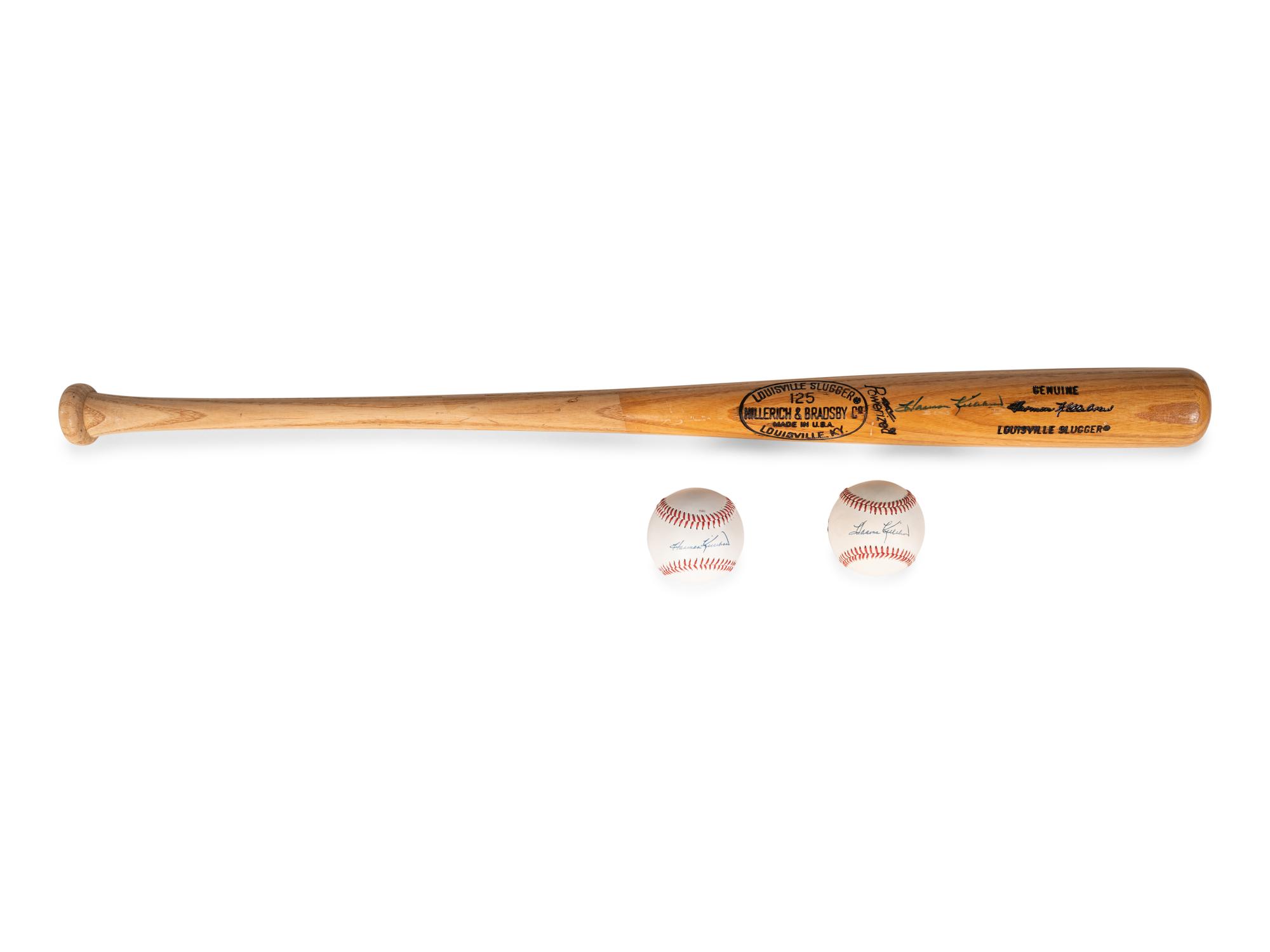 A Group of Harmon Killebrew Signed Autograph Items Including Two Baseballs and Bat,