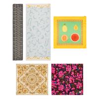 Five Designer Silk Scarves, Including Versace & Bulgari