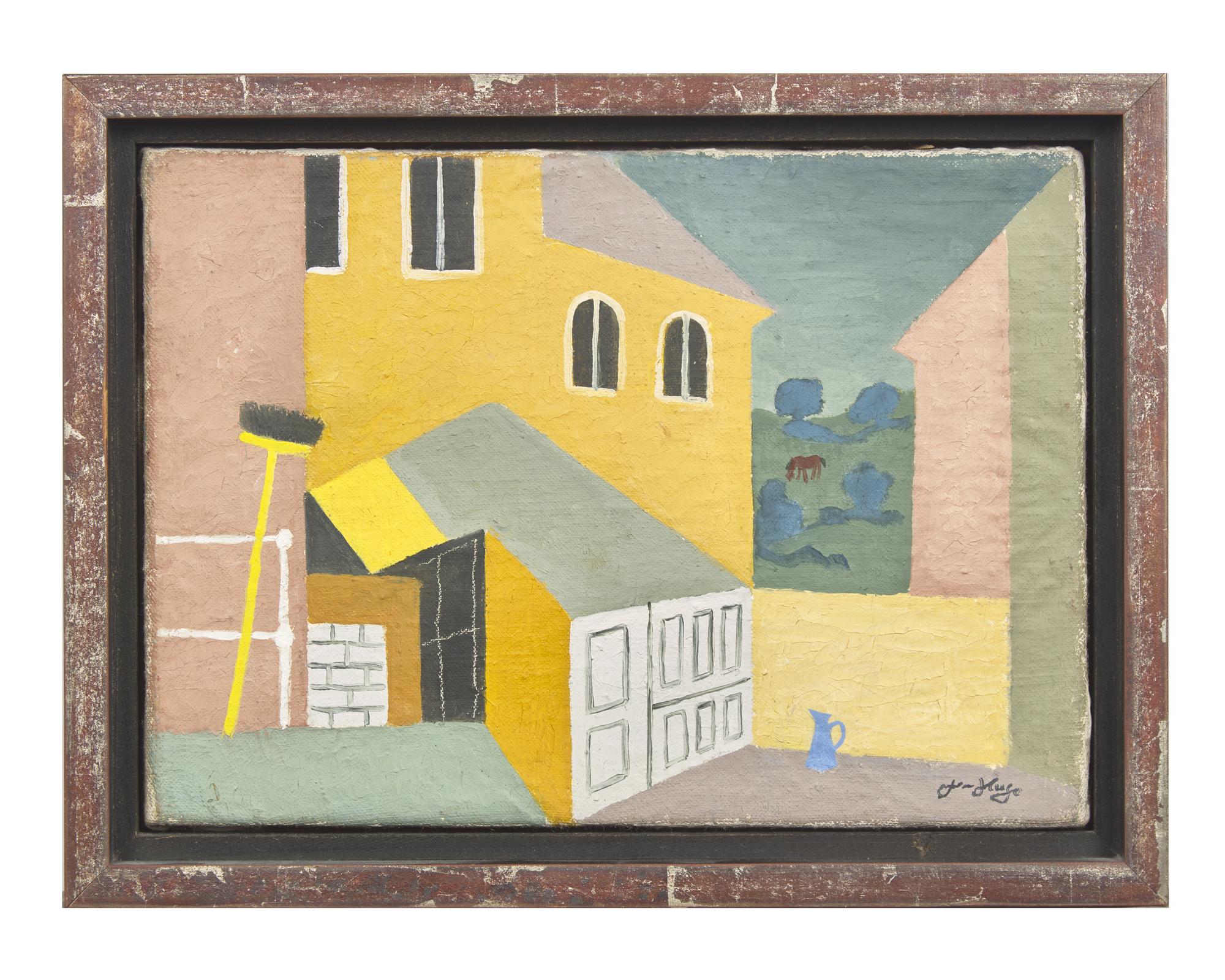 La Cour de l’Auberge de Grappe , 1971