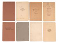 [EARLY PHOTOGRAPHY]. A collection of photographs, artwork, and pamphlets identified to Sol Smith, actor and theatre manager.