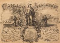 [ARCHITECTURE] -- Otto JEVNE & Peter M. ALMINI. [ Chicago Illustrated. 1866-1867.] A group of 19 prints.
