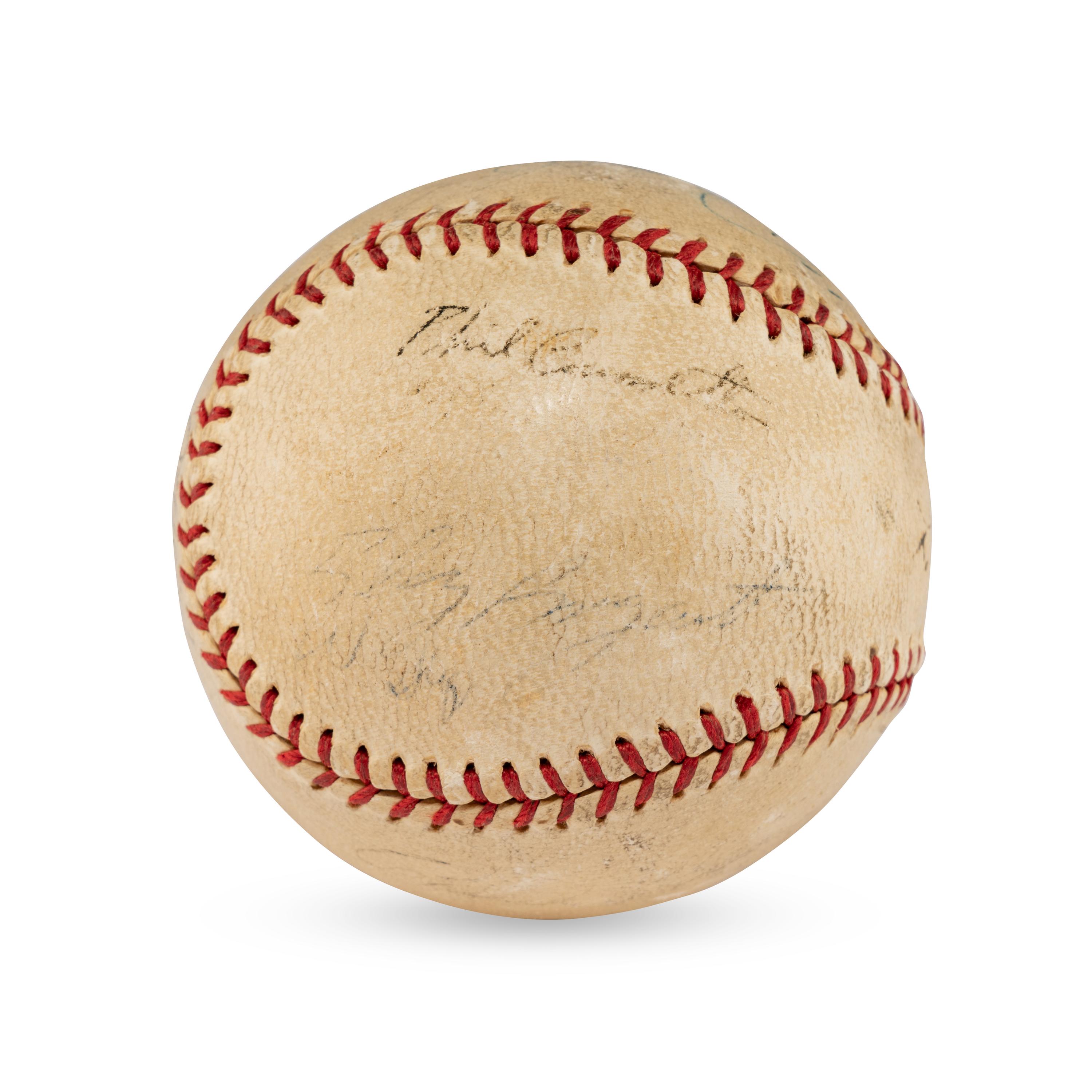A 1936 Chicago Cubs and St. Louis Cardinals Multi Signed Autograph Baseball (Beckett Authentication Services)