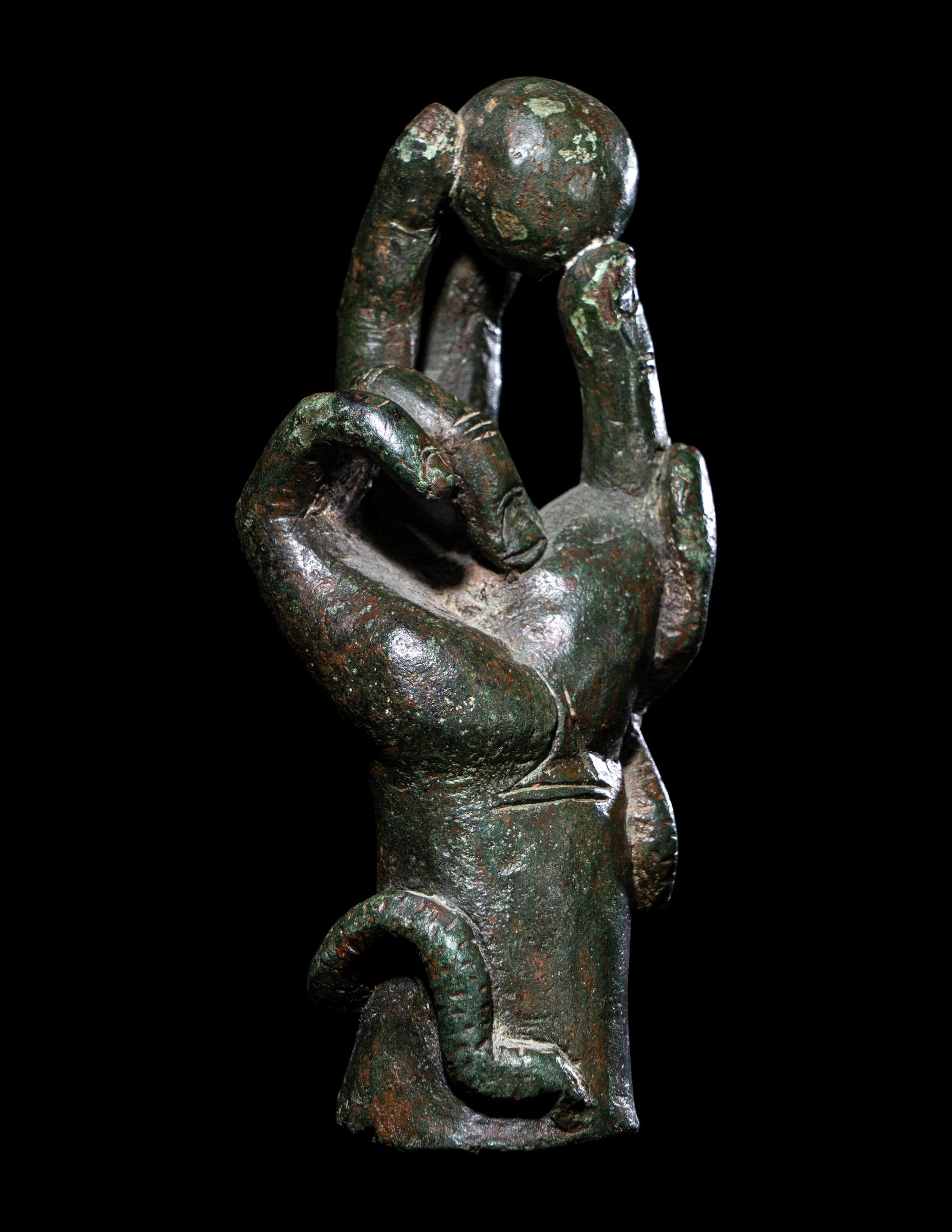 A Bronze Votive Hand of Zeus Sabazios