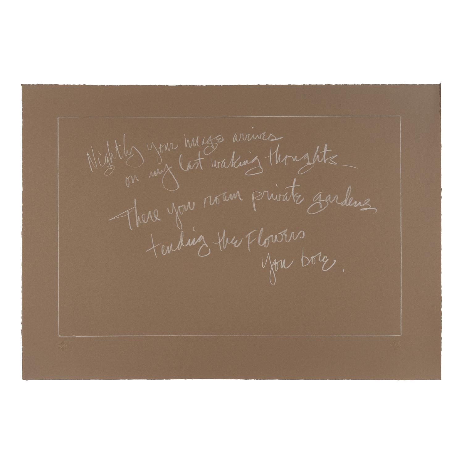 Frank Howell (American, 1937–1997) — Letters Never Sent (portfolio of eight prints in original cloth covered case)