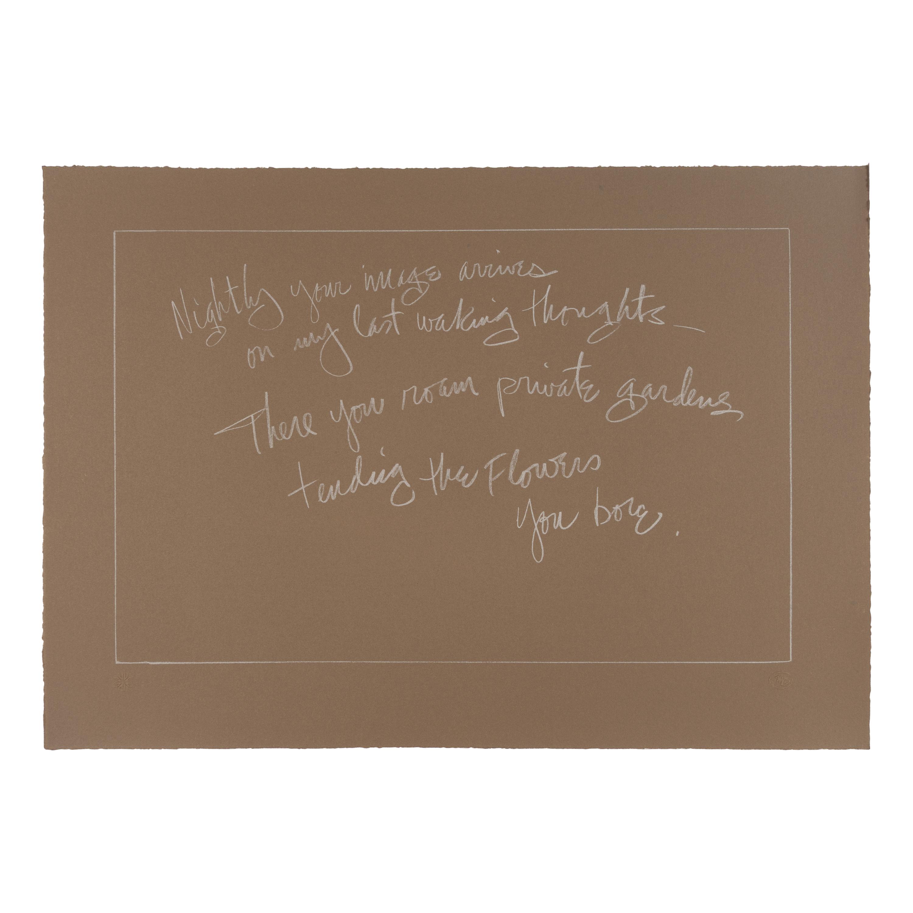 Frank Howell (American, 1937–1997) — Letters Never Sent (portfolio of eight prints in original cloth covered case)
