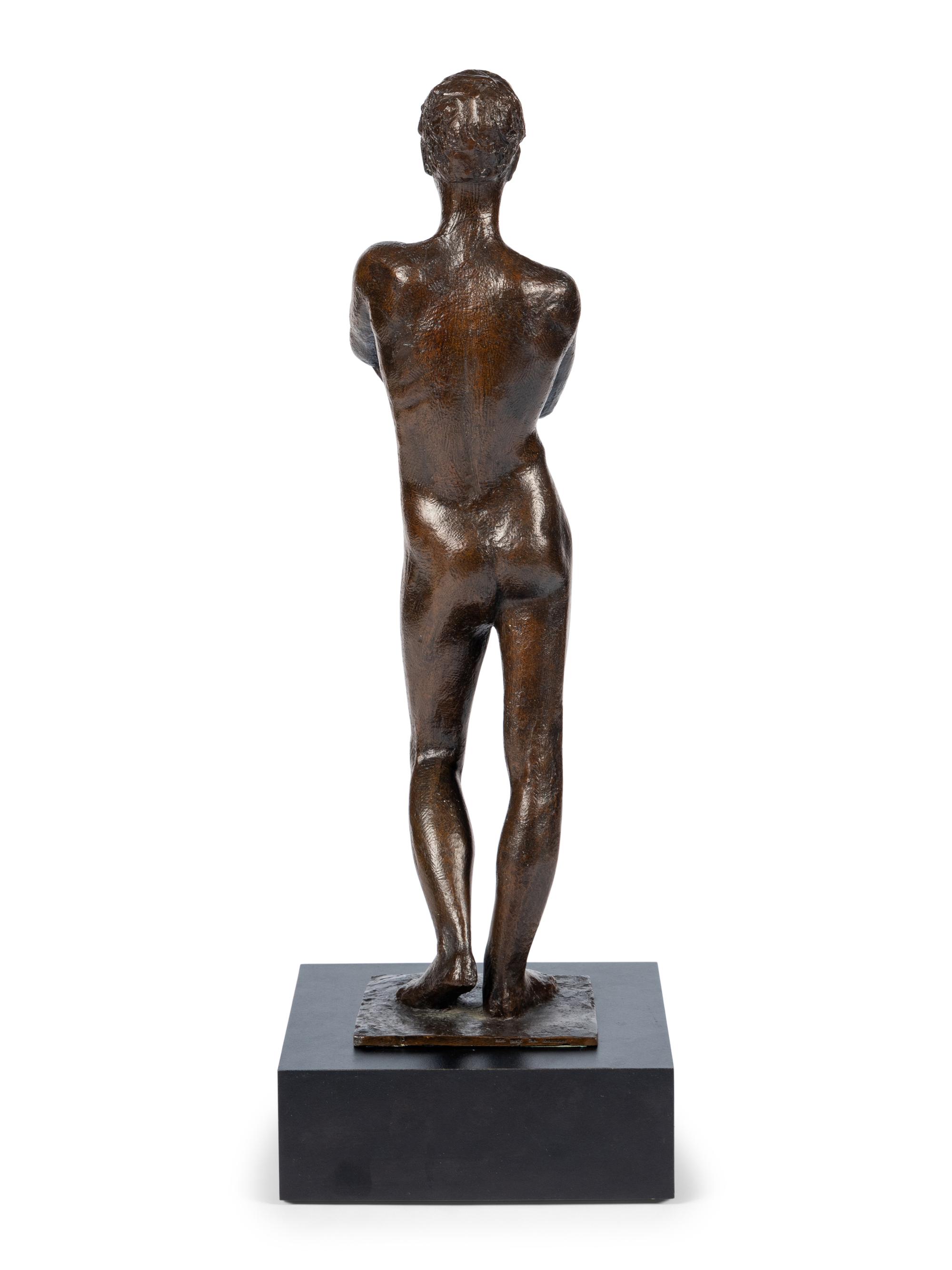 Hemdauszieher (Standing Nude Man Undressing) , conceived in 1944