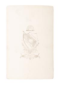 [LIBERIA] -- [DEPUTIE, James H. (1838-1896)]. GARBER, photographer. Cabinet card of Reverend James H. Deputie. New York: Garber, n.d.