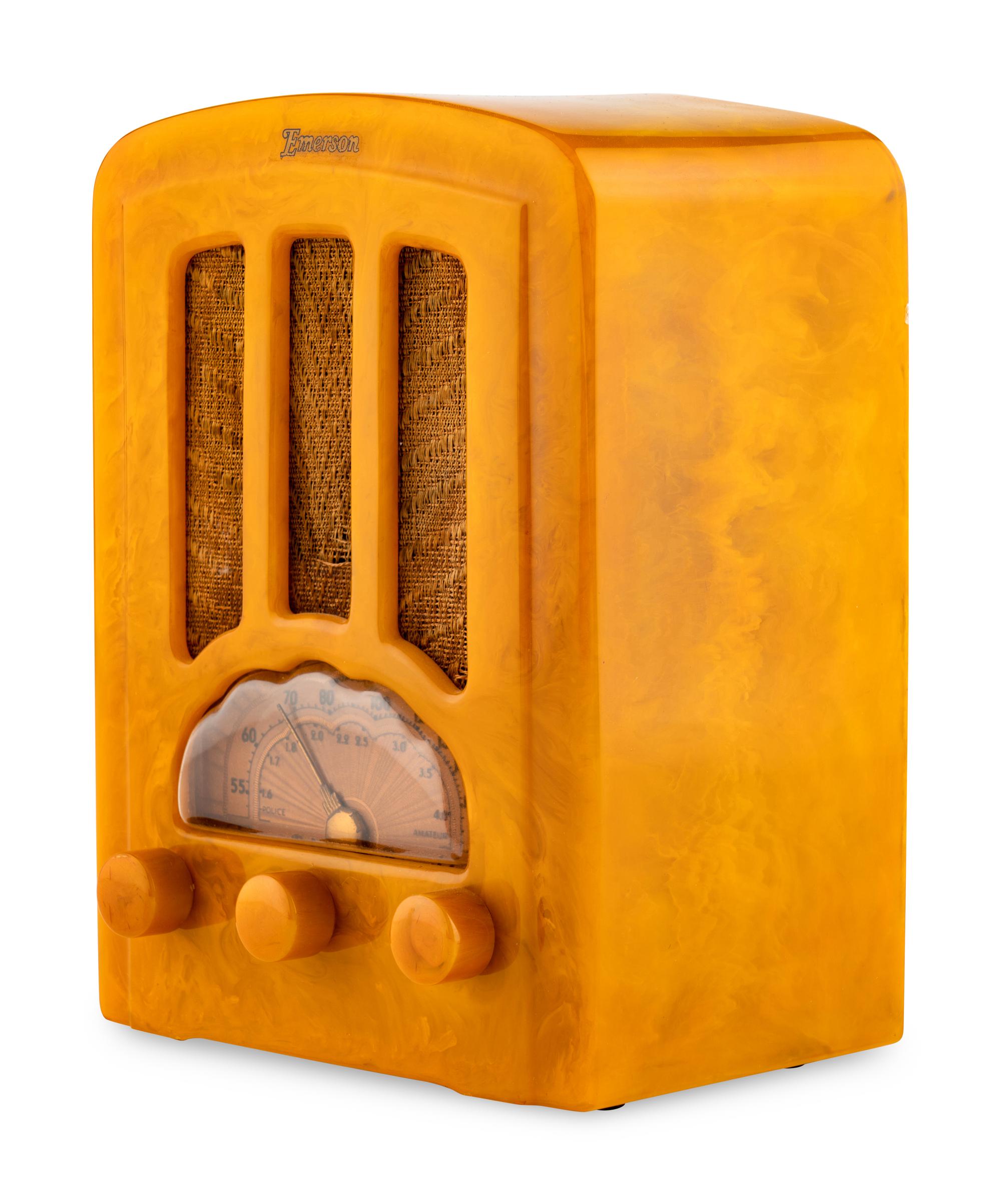 An Emerson AU190 Cathedral Radio
