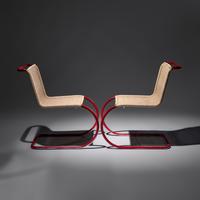 Pair of MR 10 Chairs, designed 1927 for Thonet, Germany