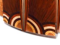 An Art Deco Style Various Woods Console Cabinet