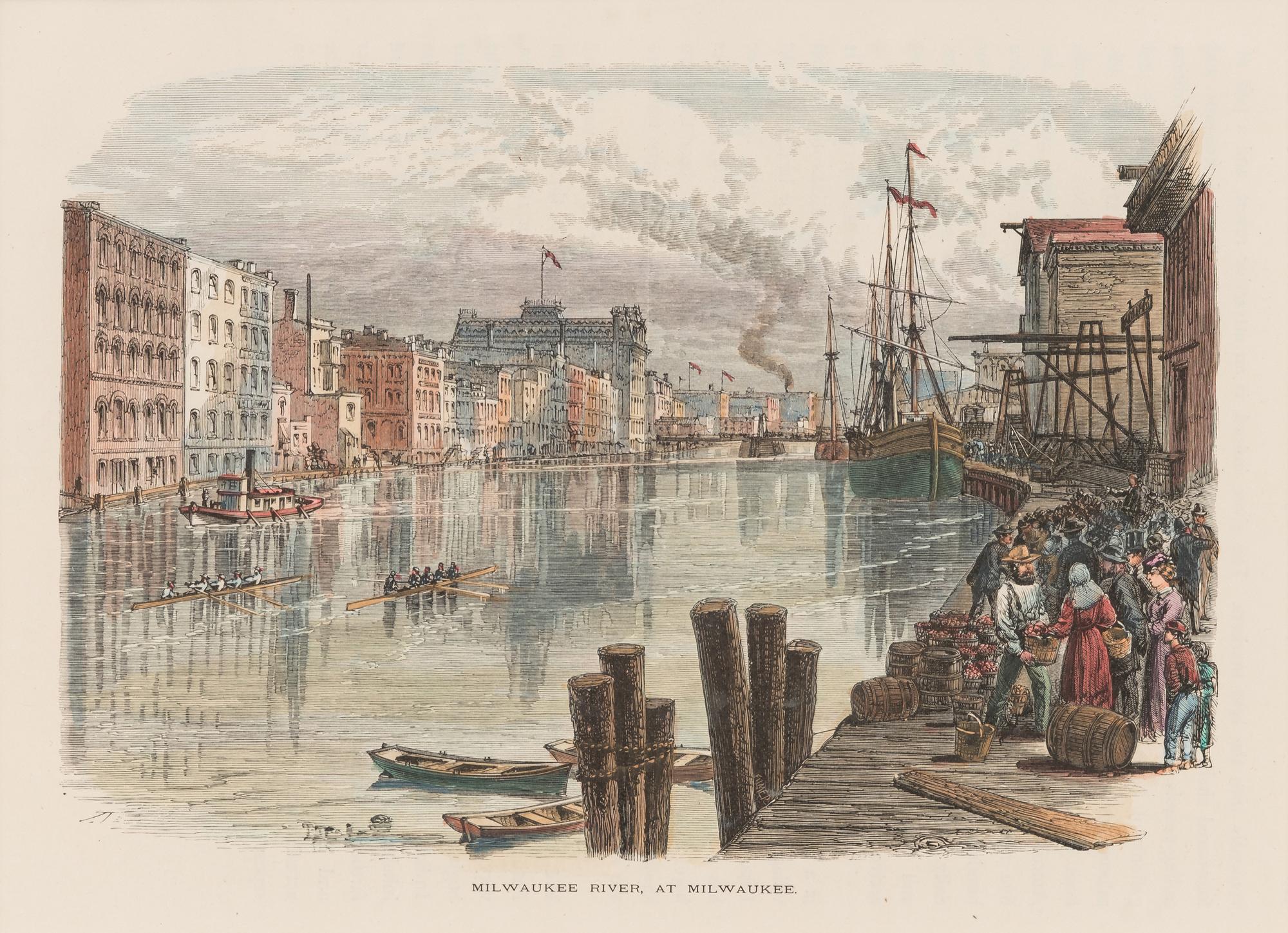 [MILWAUKEE]. A group of 6 prints, comprising: