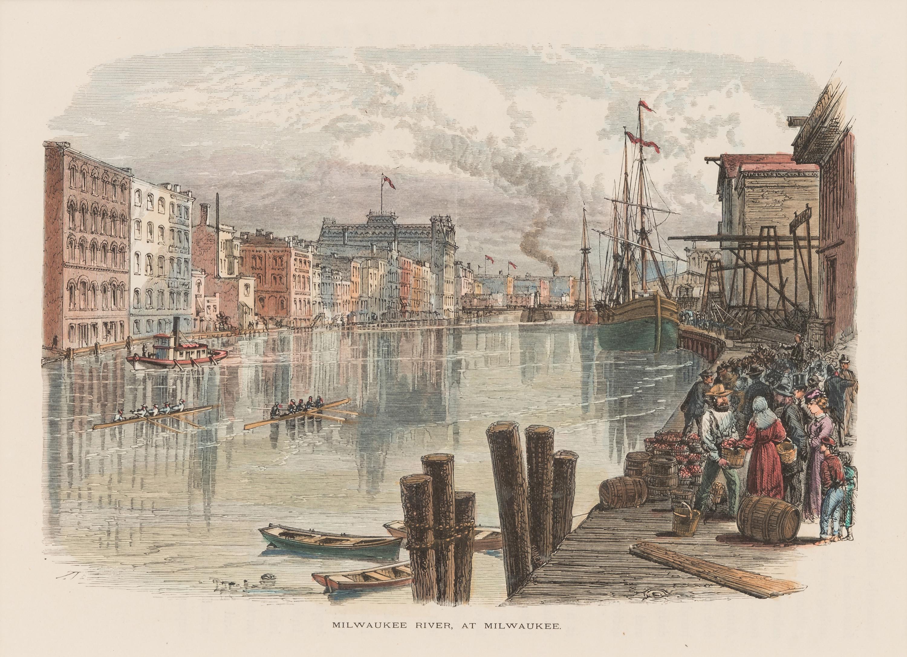 [MILWAUKEE]. A group of 6 prints, comprising: