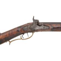 Half Stock Percussion Rifle Marked Madison