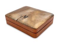 A Japanese Gold and Black Lacquer Writing Box, Suzuribako
