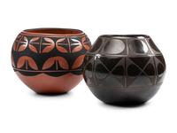 Pottery Bowls, with Traditional Designs