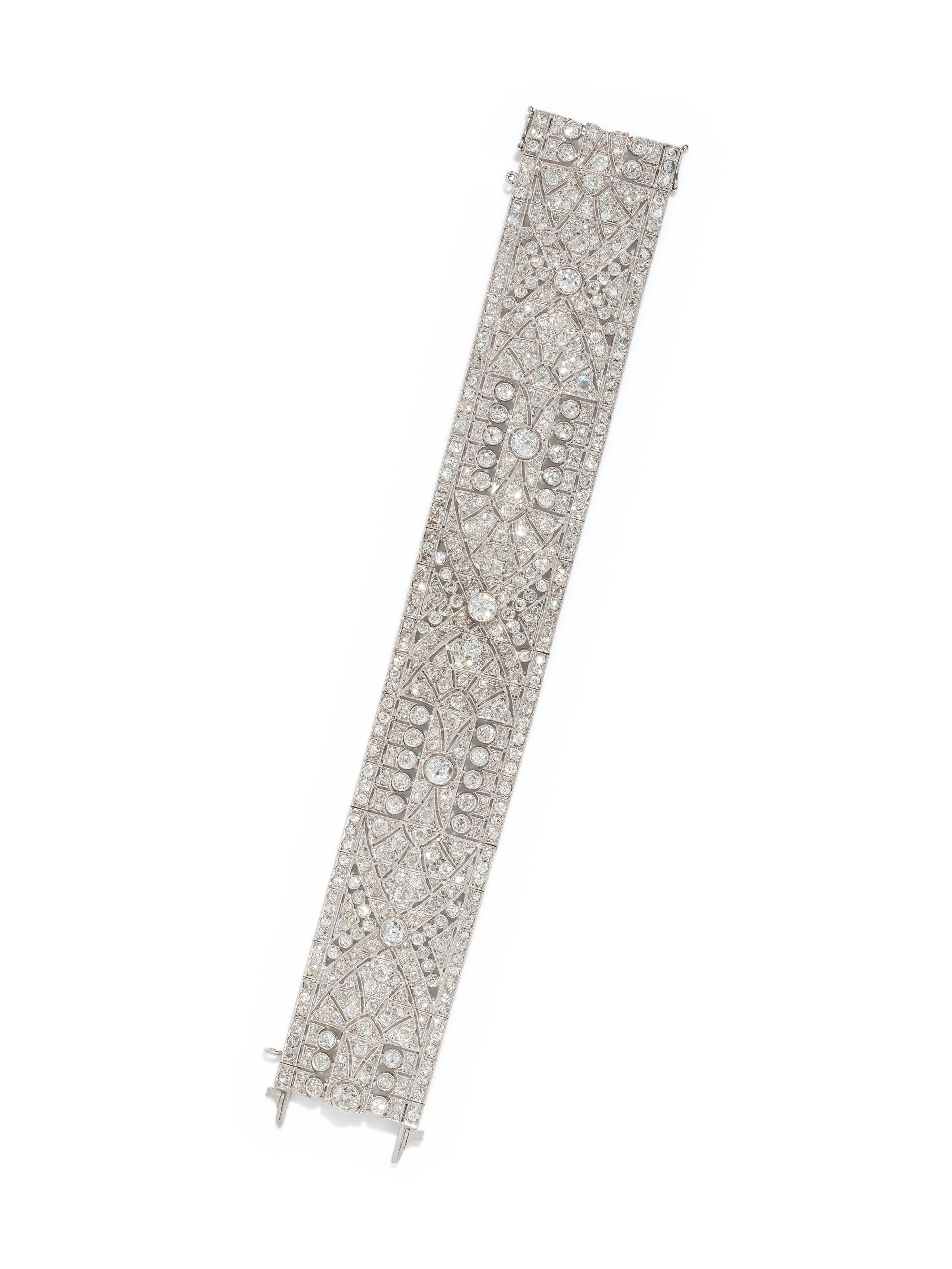 ART DECO, DIAMOND BRACELET