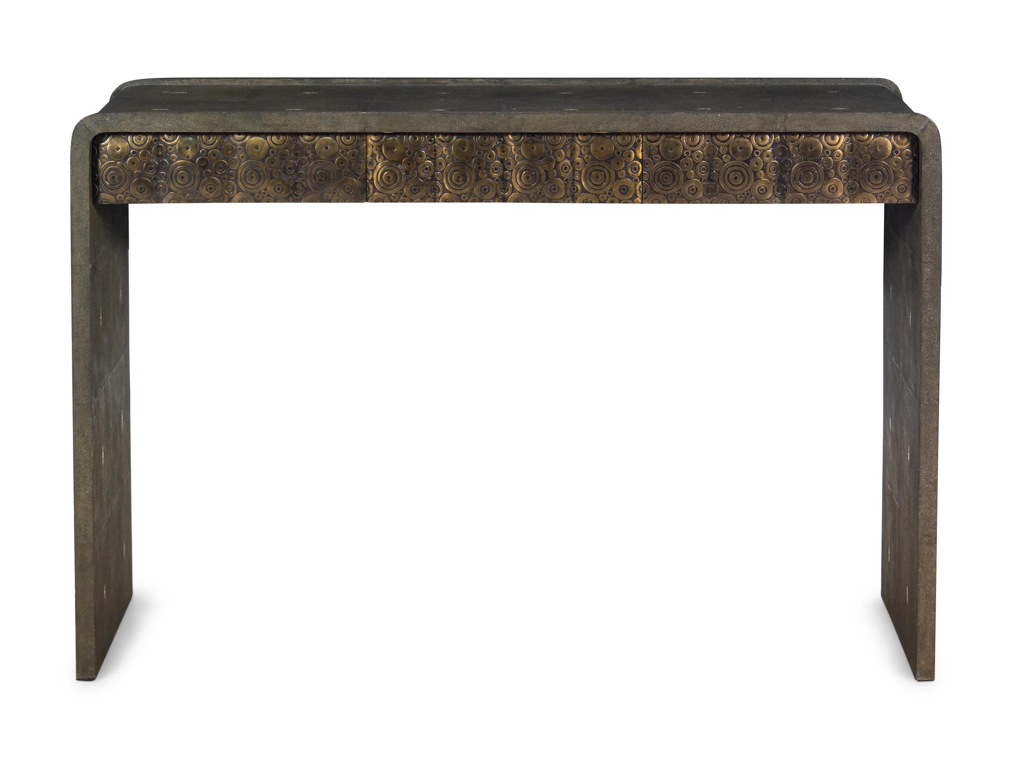 An R&Y Augousti Shagreen Console Table
