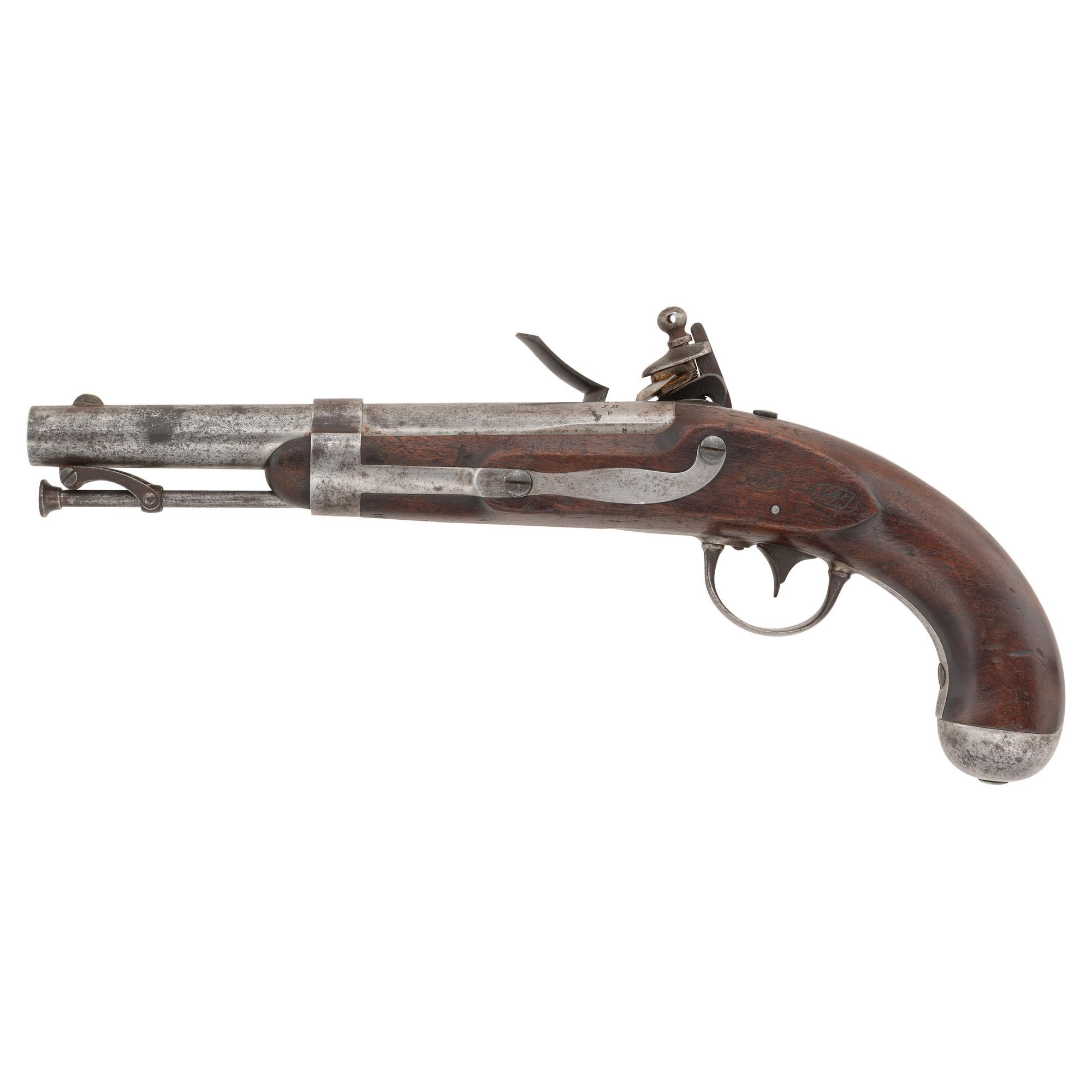 US Model 1836 Flintlock Pistol by Waters