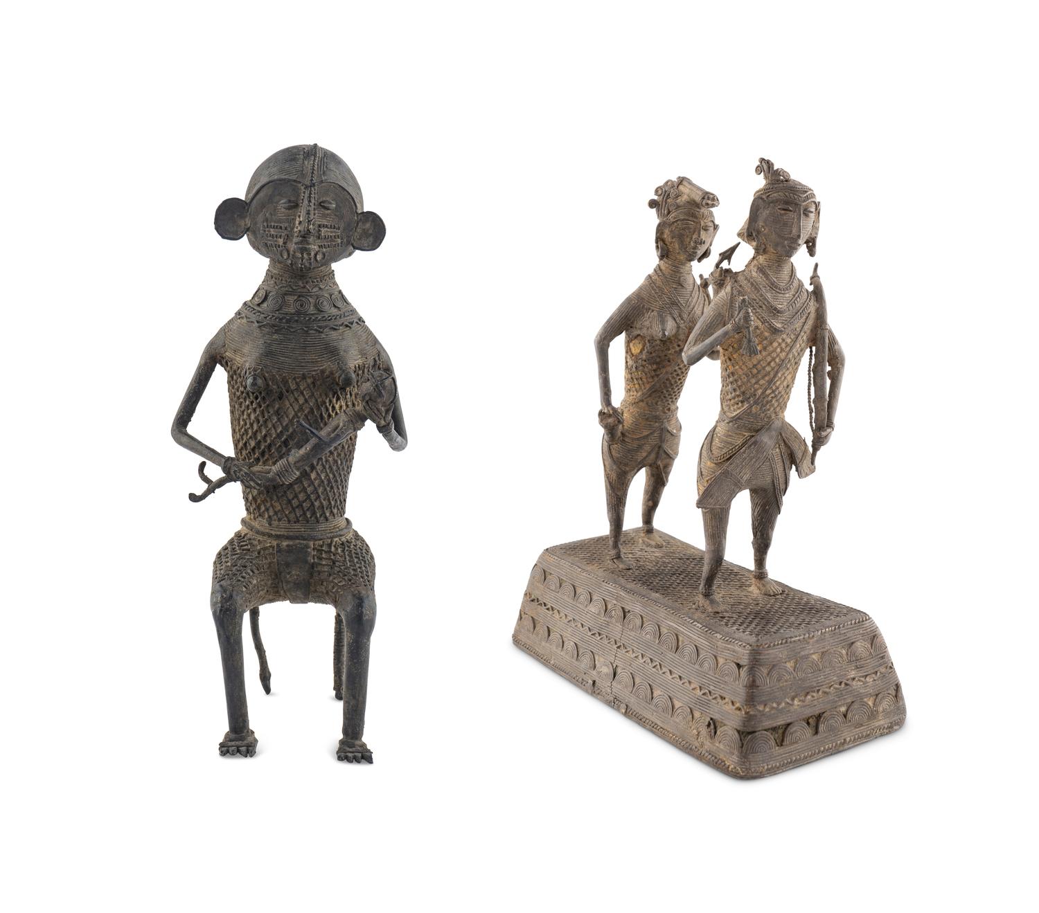 Two Indian Bronze Groups