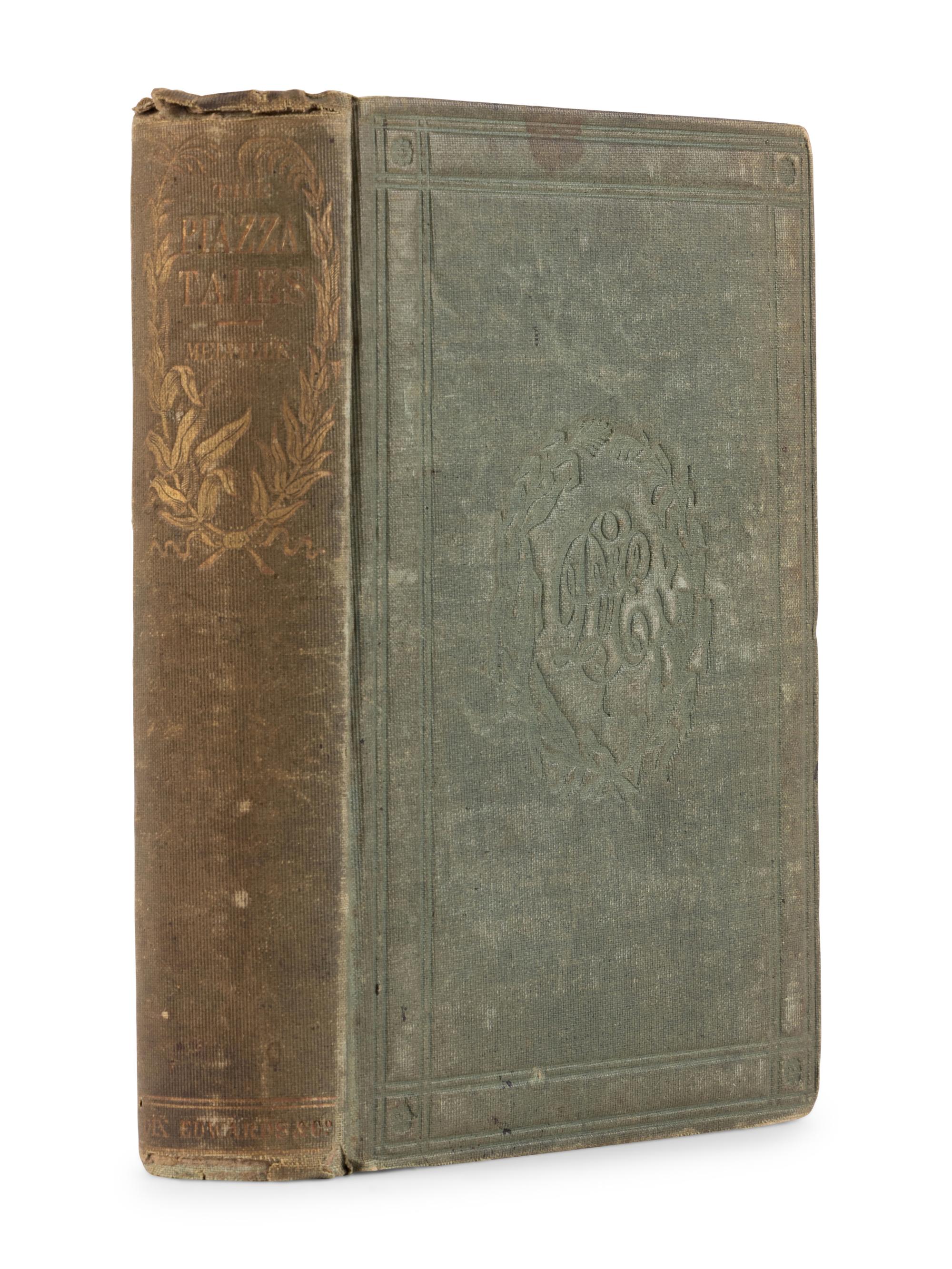 MELVILLE, Herman (1819-1891). The Piazza Tales . New York & London: Dix & Edwards, Sampson Low, Son & Co., 1856.