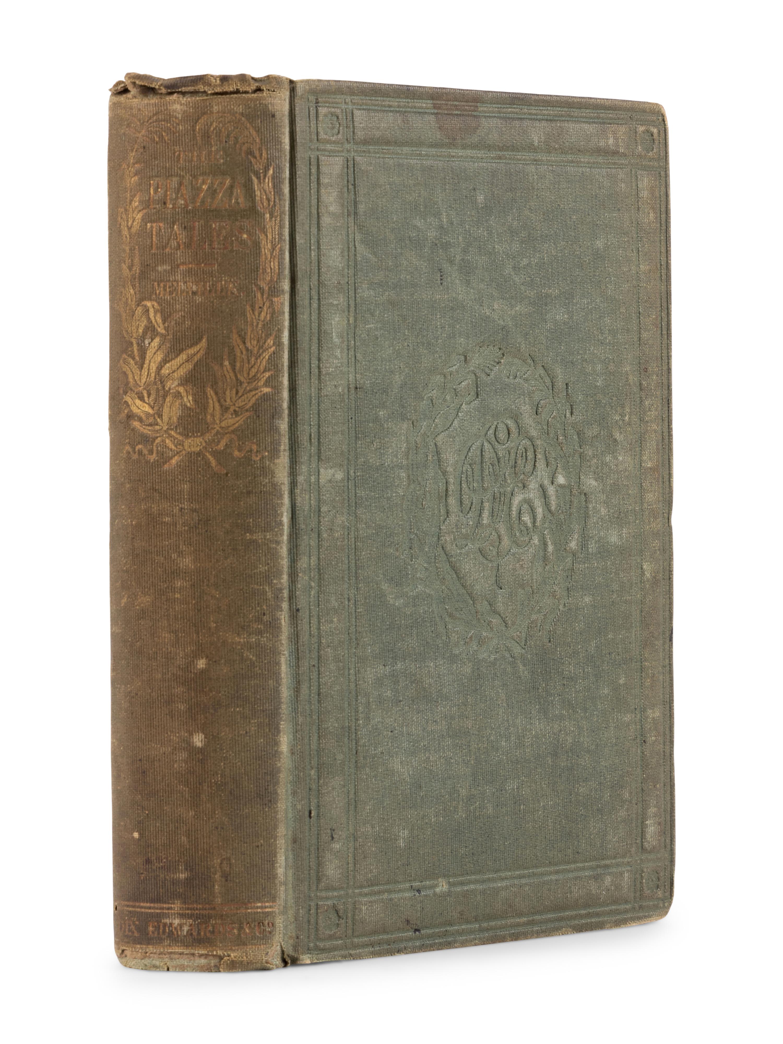 MELVILLE, Herman (1819-1891). The Piazza Tales . New York & London: Dix & Edwards, Sampson Low, Son & Co., 1856.
