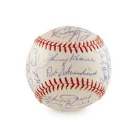 A 1964 World Series Champion St. Louis Cardinals Team Signed Autograph Baseball (Beckett Authentication Services)