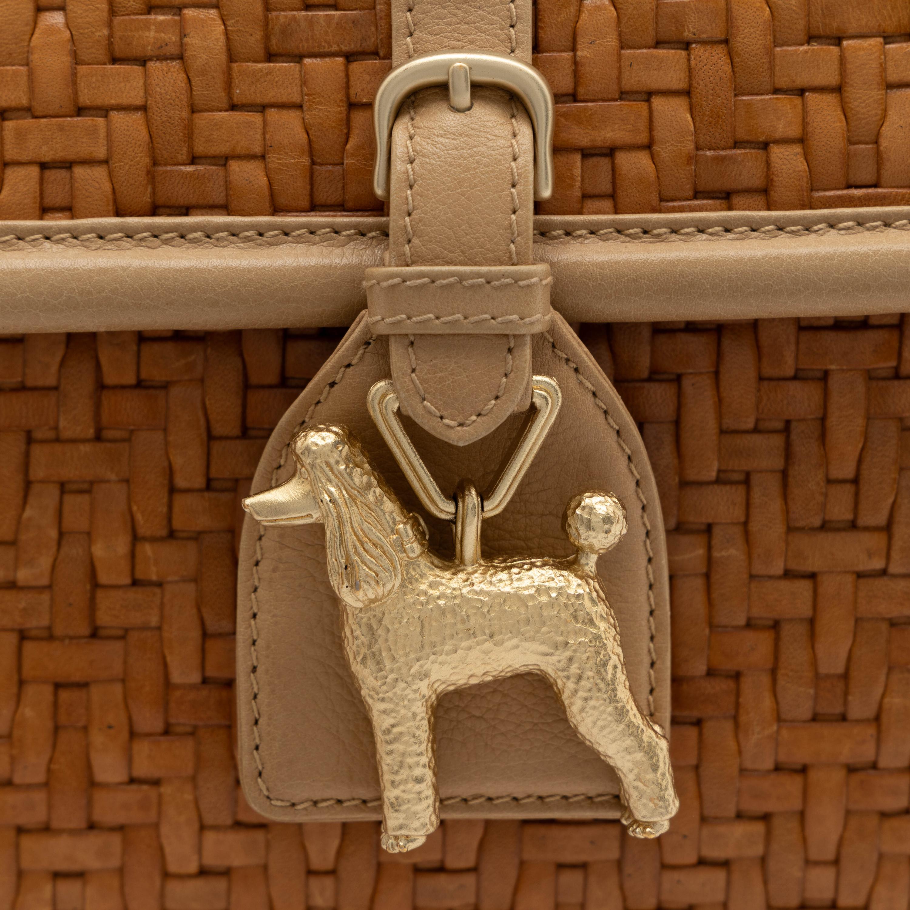 Kieselstein-Cord, Woven Leather Bag