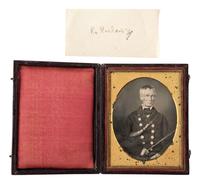 [EARLY PHOTOGRAPHY]. Quarter plate daguerreotype of Robert Pollard of King William County, VA.