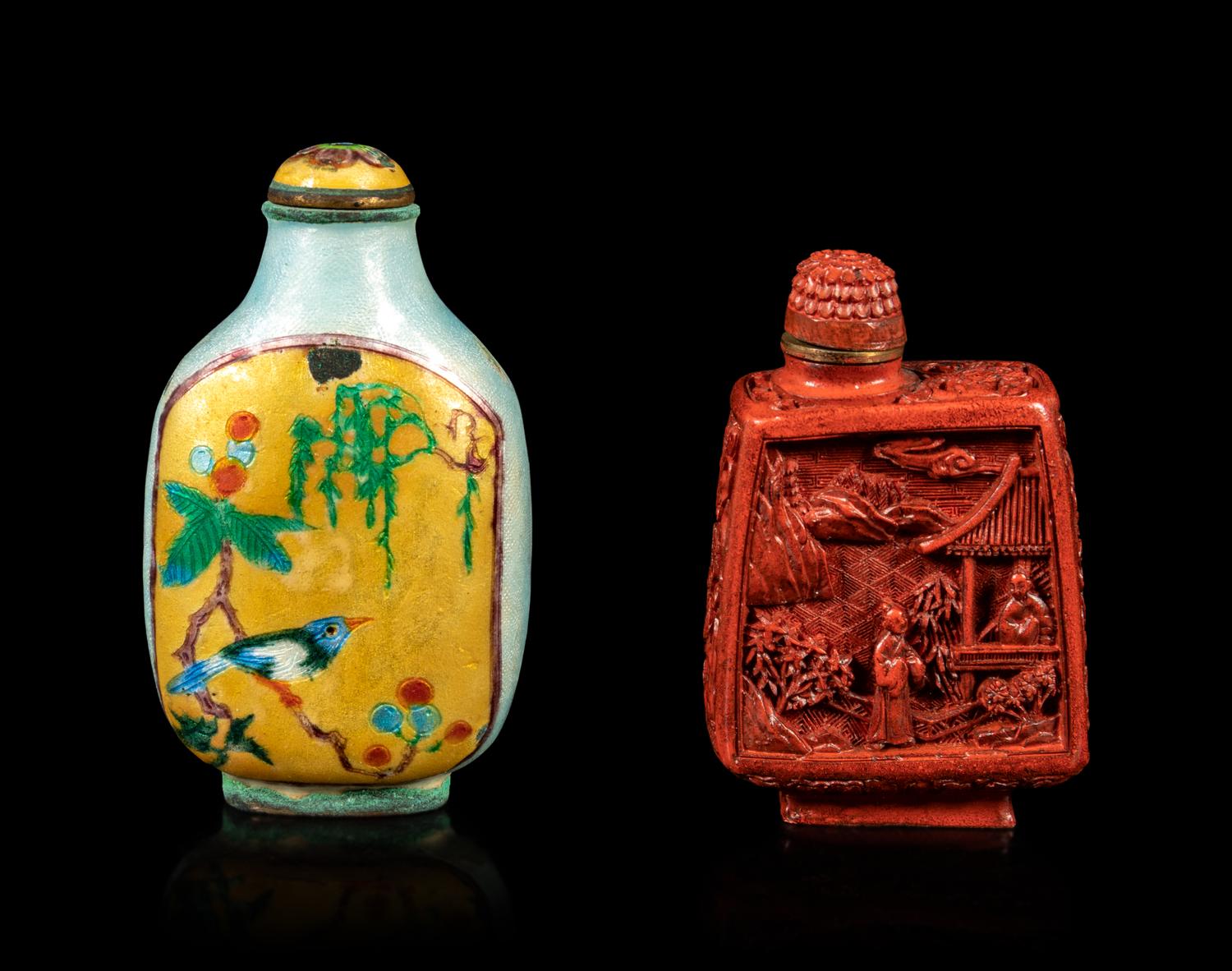 Two Chinese Snuff Bottles