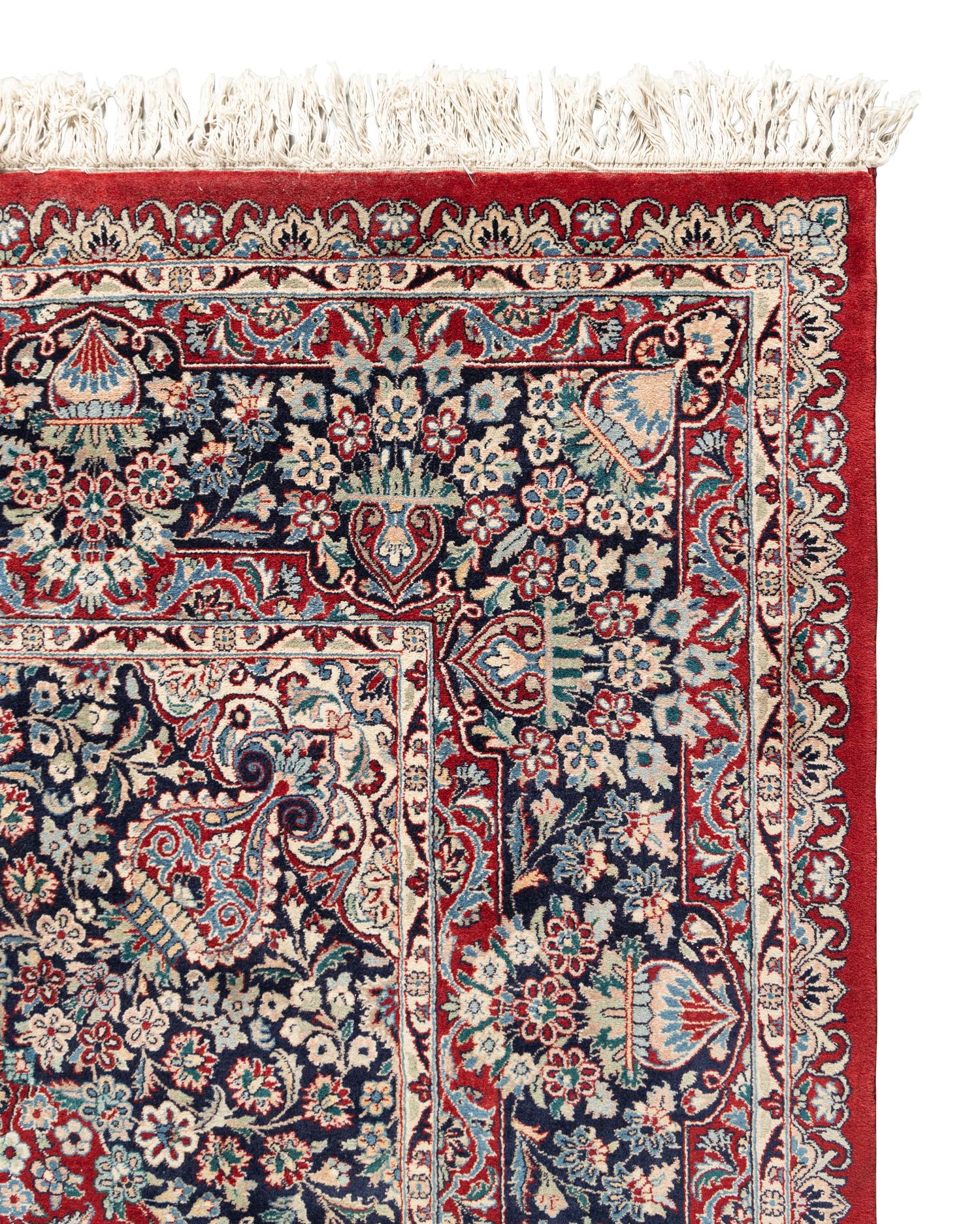 A Qom Wool Rug
